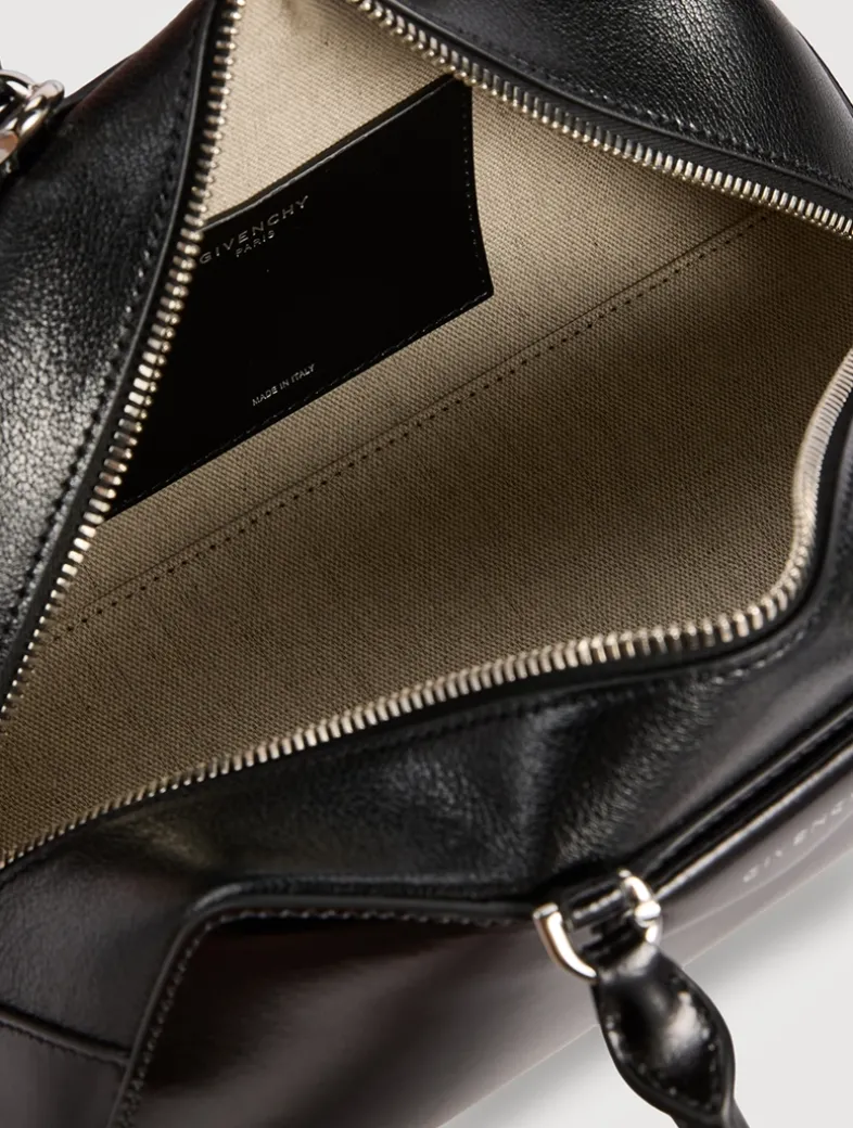 Small Antigona Cube Leather Bag