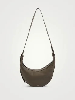 Small Augustina Leather Sling Bag