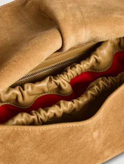 Small Baggy Suede Shoulder Bag