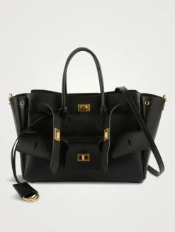 Small Bel Air Leather Tote Bag