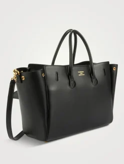 Small Bel Air Leather Tote Bag