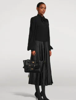 Small Bel Air Leather Tote Bag