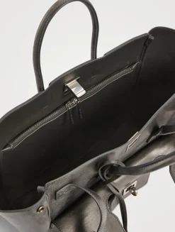 Small Bel Air Leather Tote Bag