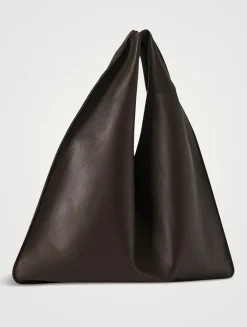 Small Bindle Leather Tote Bag