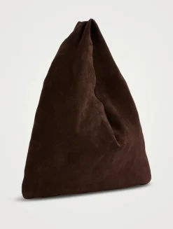 Small Bindle Suede Tote Bag
