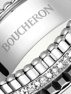 Small Black Edition Quatre White Gold Ring With Black PVD And Diamonds