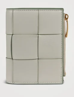 Small Cassette Bi-Fold Leather Wallet