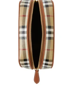 Small Check Travel Pouch