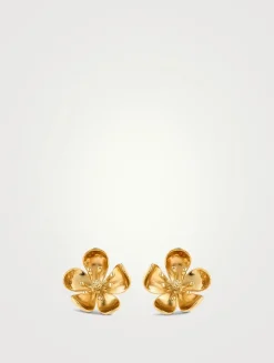 Small Cherry Blossom Earrings