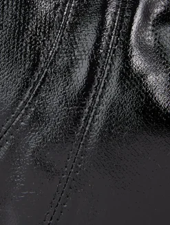 Small Croissant Canvas Shoulder Bag