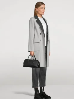 Small Darsena Leather Satchel