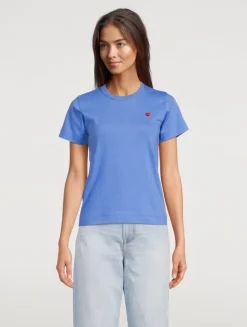 Small Embroidered Heart T-Shirt