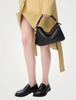 Small Featherlight Puzzle Leather Bag