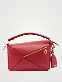 Small Featherlight Puzzle Leather Bag