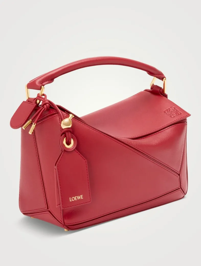 Small Featherlight Puzzle Leather Bag