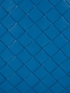 Small Hop Intrecciato Leather Shoulder Bag