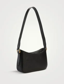 Small Horse Medal Leather Shoulder Bag