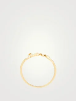 Small 14K Gold Love Ring