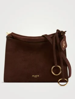 Small Le Click Suede Crossbody Bag