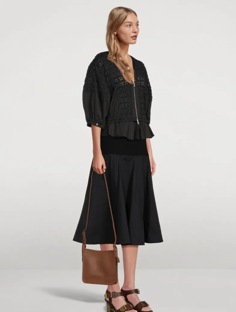 Small Le Foulonné Leather Crossbody Bag