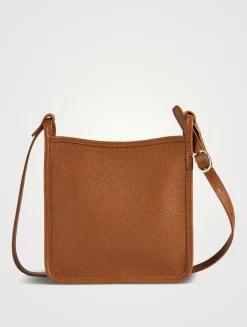 Small Le Foulonné Leather Crossbody Bag