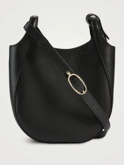 Small Le Foulonné Leather Crossbody Bag