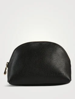 Small Le Foulonné Leather Pouch