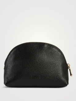 Small Le Foulonné Leather Pouch