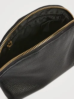 Small Le Foulonné Leather Pouch