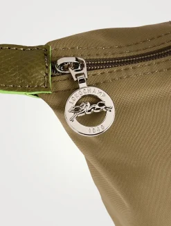 Small Le Pliage Green Top Handle Bag