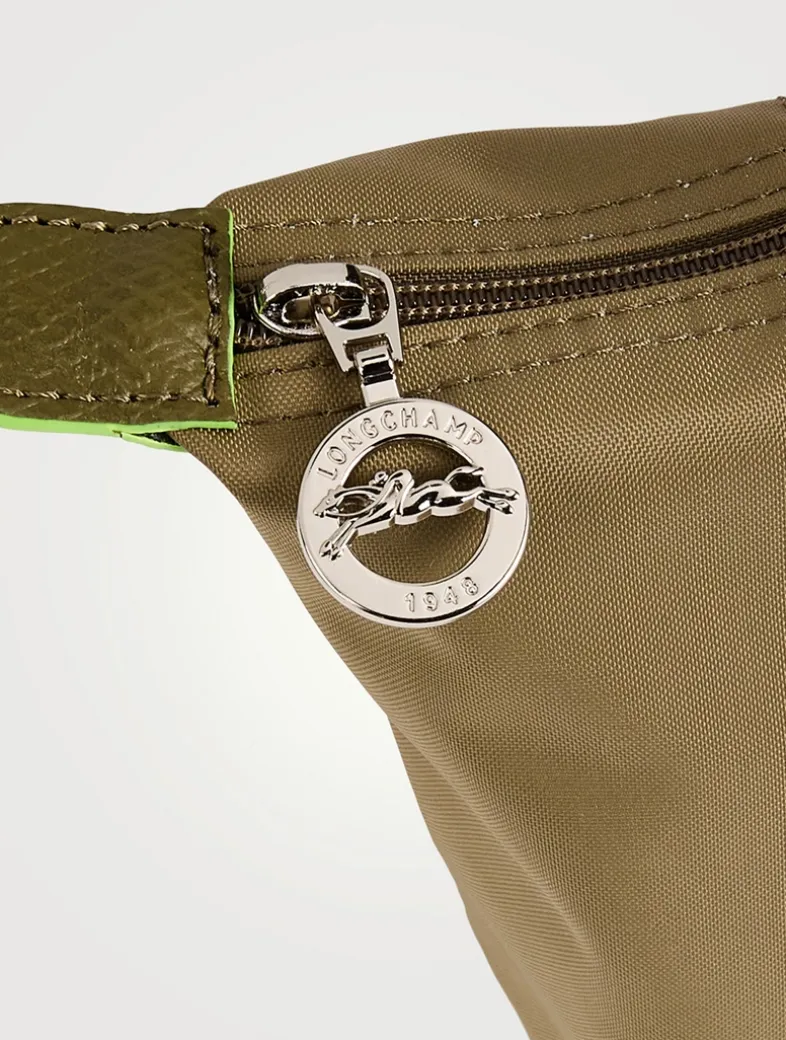 Small Le Pliage Green Top Handle Bag