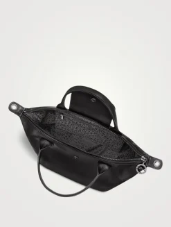 Small Le Pliage Xtra Leather Top Handle Bag