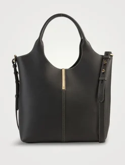 Small Leather Shopping Bag