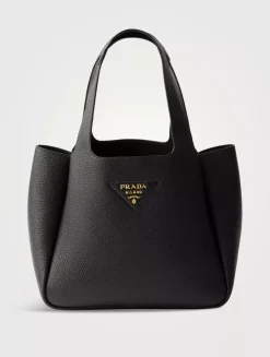 Small Leather Tote Bag