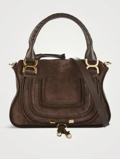 Small Marcie Suede Satchel