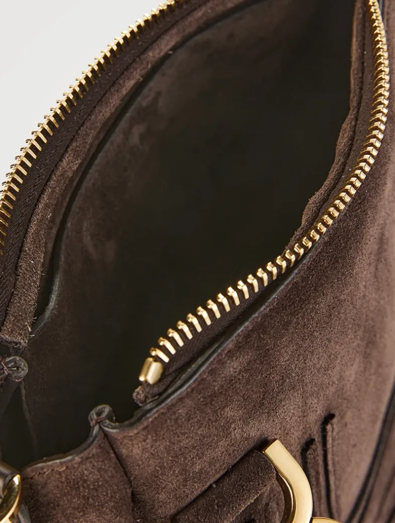 Small Marcie Suede Satchel