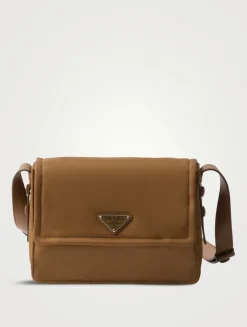 Small Padded Re-nylon Shoulder Bag