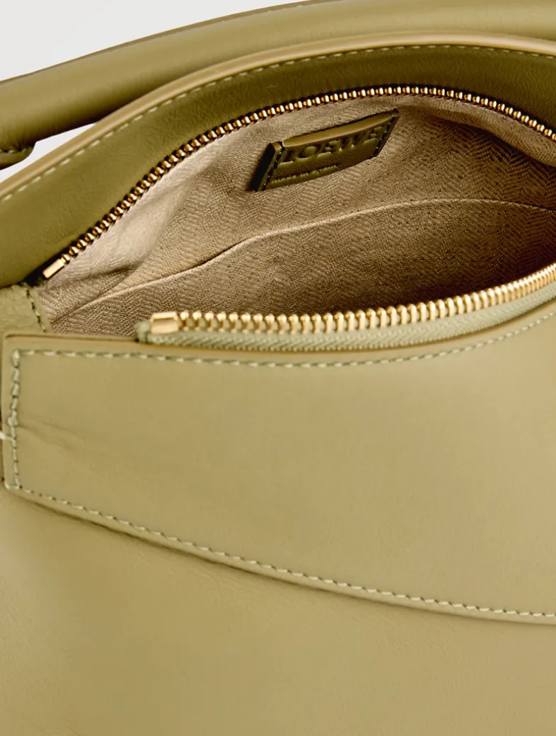 Small Puzzle Edge Leather Bag