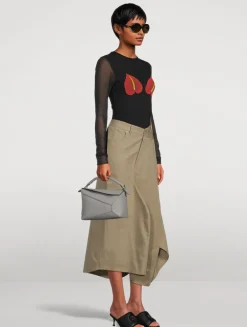 Small Puzzle Leather Bag