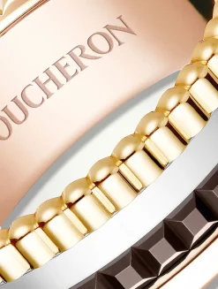 Small Quatre Classique Gold Ring With Brown PVD