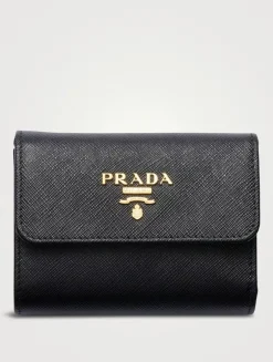 Small Saffiano Leather Wallet