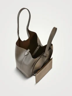 Small T Timeless Leather Shopping Bag