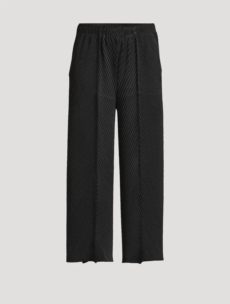 Soft Fold Pleats Pants
