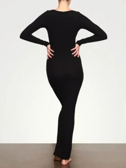 Soft Lounge Long-Sleeve Dress