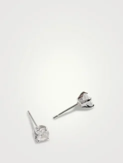Solitaire Studs With Long Tassel Ear Jackets