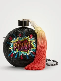 Sphere Fuse Crystal Clutch