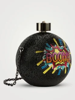 Sphere Fuse Crystal Clutch