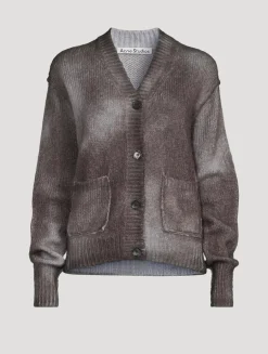 Sprayed Cardigan