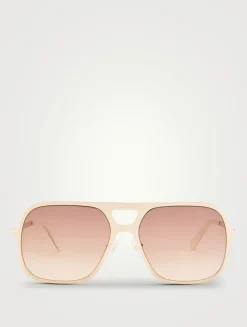Square Aviator Sunglasses