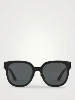 Square Logo Sunglasses